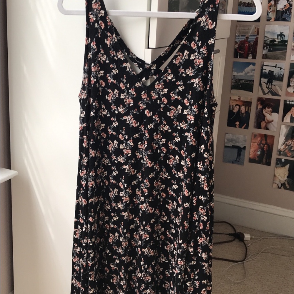 floral american eagle dress